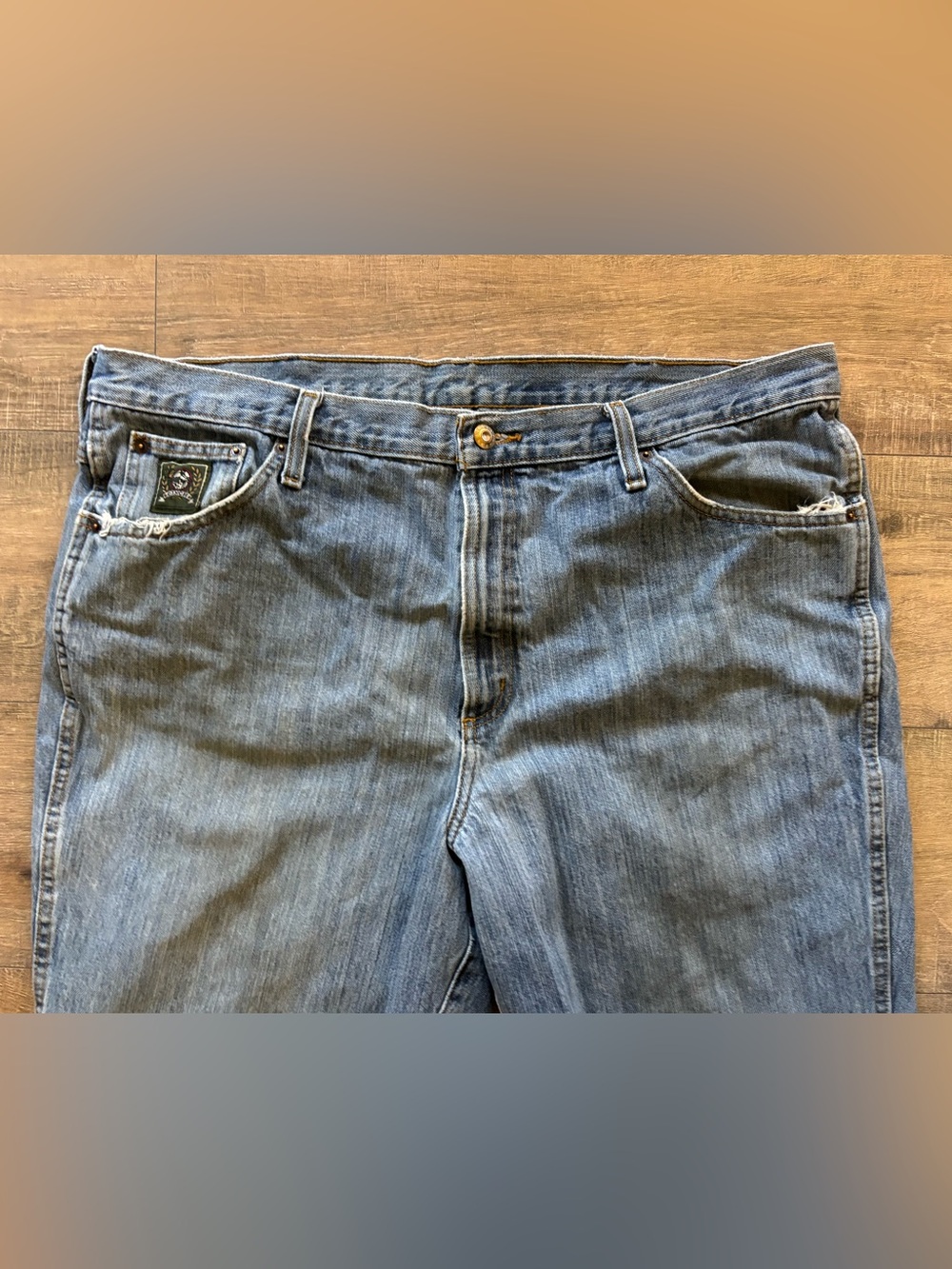 Cinch men’s size 40x32 lot of flawed straight leg green label medium wash jeans - Picture 4 of 15